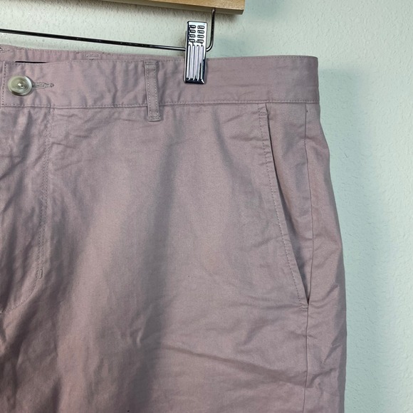 VINCE Slim Fit Griffith‎ Mens Shorts Size 38 Dusty Rose Cotton Blend - Picture 2 of 8
